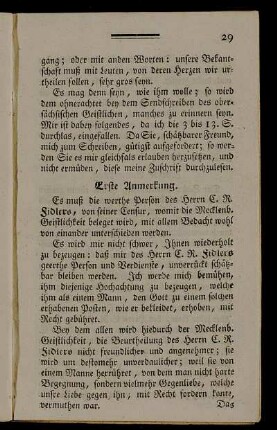 Erste Anmerkung.