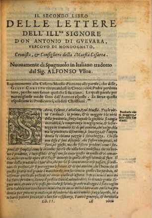 Delle lettere dell'ill[ust]re signore don Antonio di Guevara... : libri quattro, 2