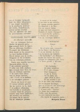 Canciones populares : El rebenque plateado
