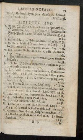 Libri in Octavo