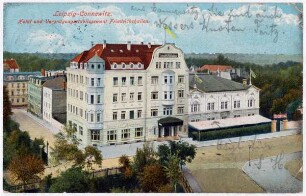 Leipzig-Connewitz: Hotel- und Vergnügungsetablissement Friedrichshallen