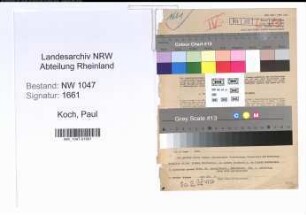 Entnazifizierung Paul Koch , geb. 30.08.1899 (Jurist)