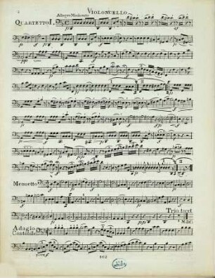 Collection de quatuors : pour 2 violons, alto et violoncelle, 6