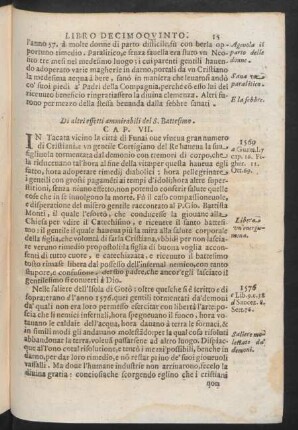 Cap. VII. Di altri effetti ammirabili del S. Battesimo