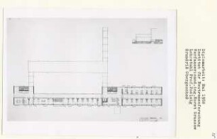 Institut für Neutronenforschung (Diplomarbeit bei Peter Poelzig): Grundriss Obergeschoss 1:100