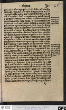 Item secreta revelare est contra commune bonum totius pollitie, quia facit quod nullus de alio potest confidere...