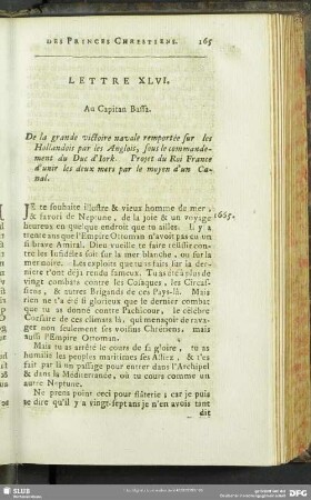 Lettre XLVI. Au Capitan Bassa