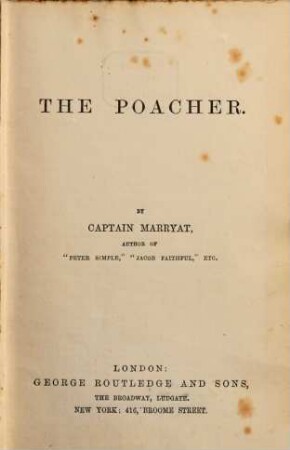 The poacher