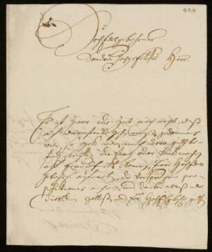 Brief von Helferich Müller an Johann Friedrich von Uffenbach. Gießen, 7.2.1727