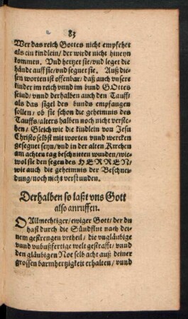 Derhalben so laßt uns Gott also anruffen.