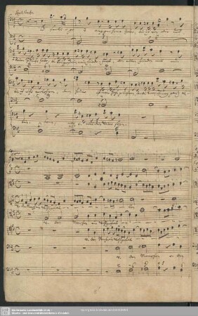 Recit. Basso. [O selige o angenehme Gabe]
