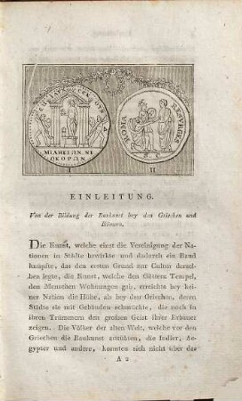 Archaeologie der Baukunst der Griechen und Römer, 1