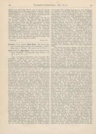 491-493 [Rezension] Gaedeke, Arnold, Maria Stuart