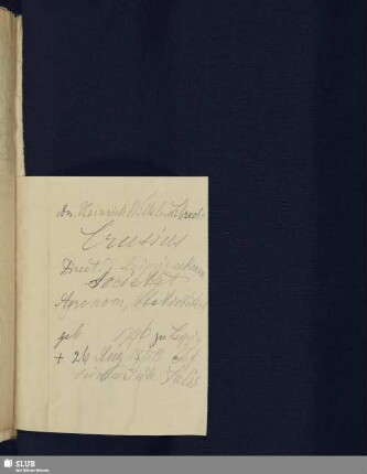 Nr. 135-136. Crusius, Wilhelm