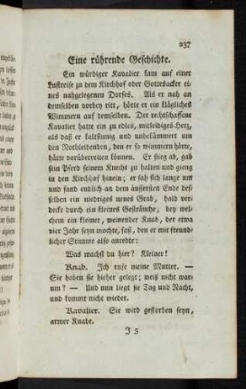 137-141 Rührende Geschichte eines Waisen
