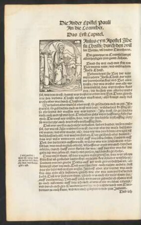 Die Ander Epistel Pauli An die Corinther.