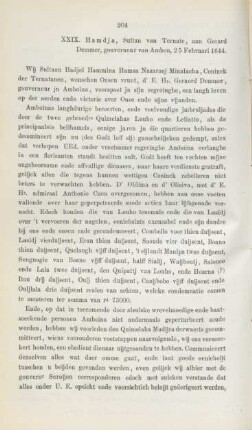 XXIX. Hamdja, Sultan van Ternate, aan Demmer, ... 25 Februari 1644