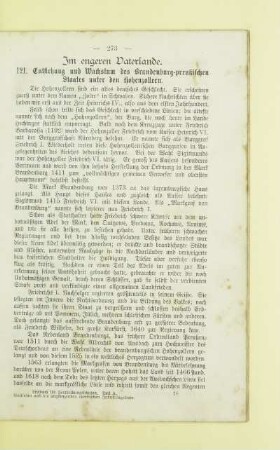 [III.] Im engeren Vaterlande