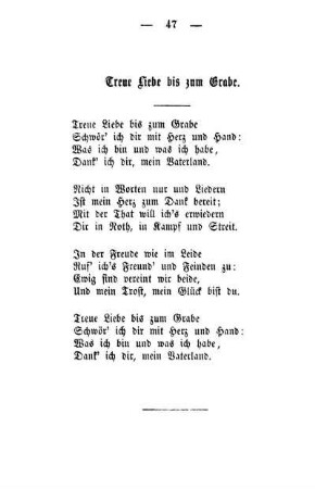 Treue Liebe bis zum Grabe