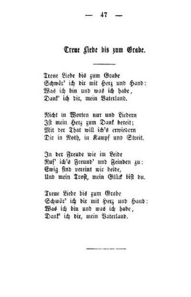 Treue Liebe bis zum Grabe