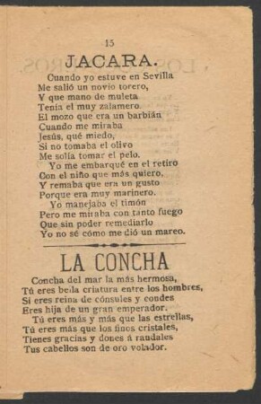 La concha.