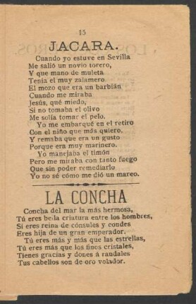 La concha.