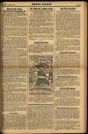 Zweite Ausgabe vom Freitag, den 14. November 1941.