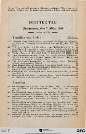Textilien und Leder (Nr. 479-487)