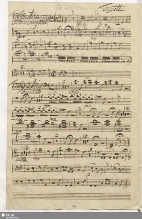 1769. Aria: Del mio cor non vi lagnate / Seydelmann, F.