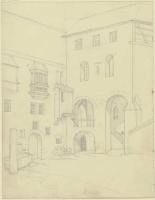 Innenhof der Burg Cadolzburg