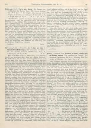 695-696 [Rezension] Gelbhaus, S., Esra und seine reformatorischen Bestrebungen