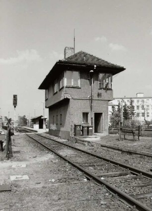 Ottendorf-Okrilla, Bahnhof, Stellwerk B 1