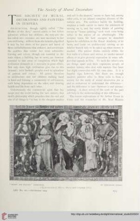 The society of mural decorators and painters in tempera