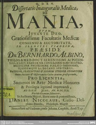 De mania