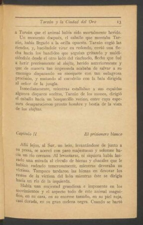 Capítulo II - El prisionero blanco