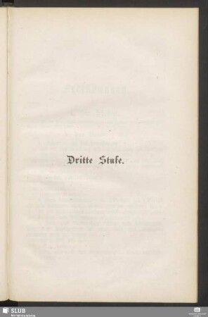Dritte Stufe
