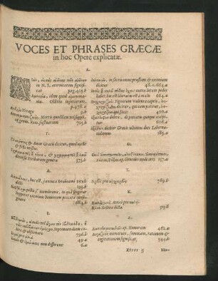 Voces Et Phrases Graecae