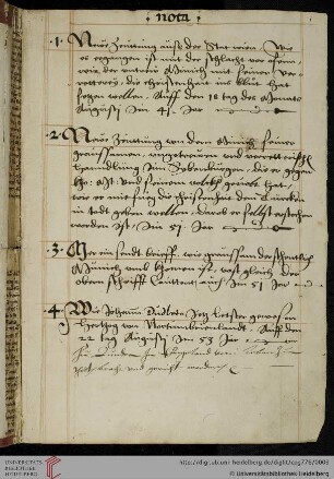 Register zu Bll. 2r–21v