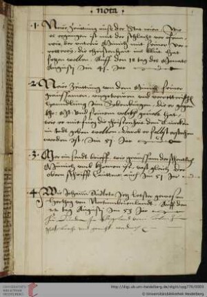 Register zu Bll. 2r–21v