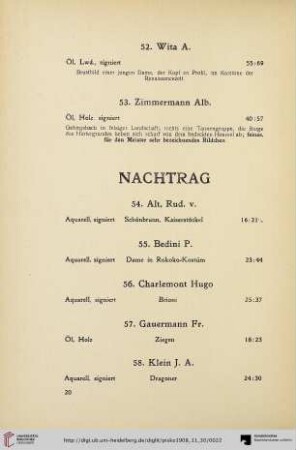 Nachtrag (Nr. 54-66)