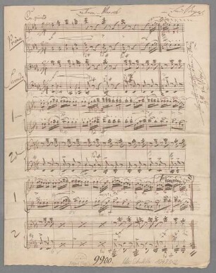 Fahnen-Marsch, pf 4hands - BSB Mus.Schott.Ha 10483-2