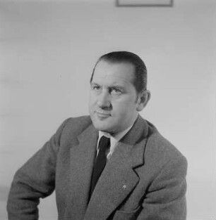 Porträt des Schauspielers Erich Franz : Porträt von Erich Franz