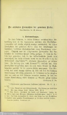 Supplemente zum Tharander forstlichen Jahrbuche