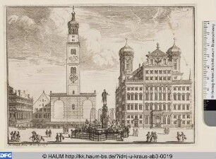 Augsburg, der Augustbrunnen