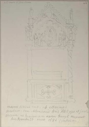 Grabmal des Kardinals Markus Sittikus in Santa Maria in Trastevere in Rom