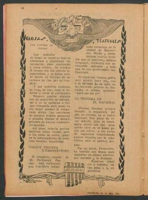Glosas teatrales