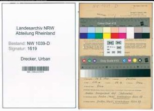 Entnazifizierung Urban Drecker , geb. 28.10.1900 (Angestellter)