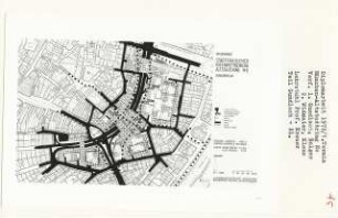 Altstadtring München (Diplomarbeit bei Willy Kreuer): Verkehrsplan 1:1000