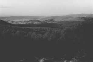Hügellandschaft : Blick über eine Hügellandschaft im südafrikanischen Tafelland