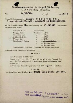 Stratmann, Albert